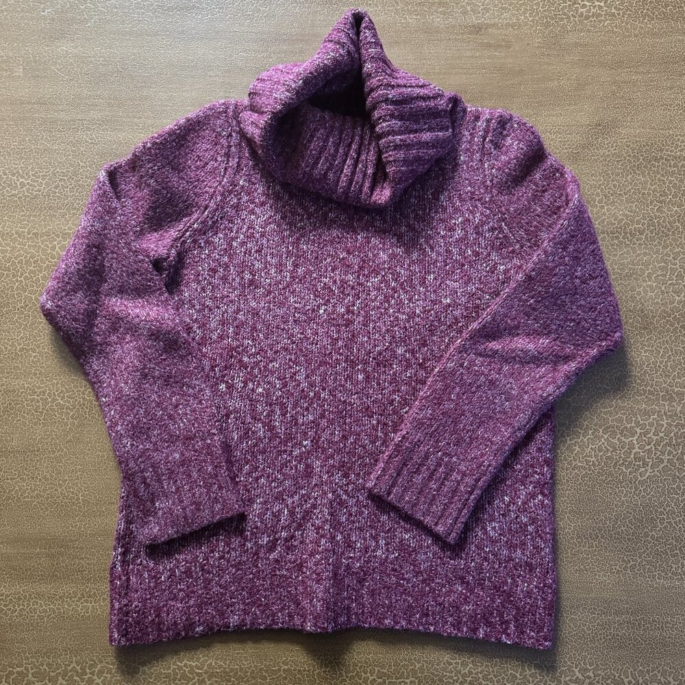 Wool Blend Purple L.L LL Bean Sweater - Size Medium